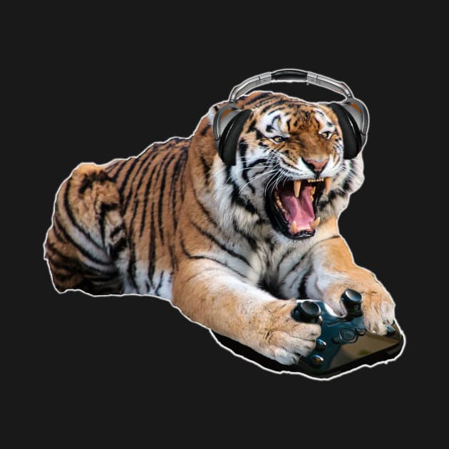 Tiger Gamer by Random Galaxy