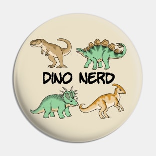 Dino Nerd Pin