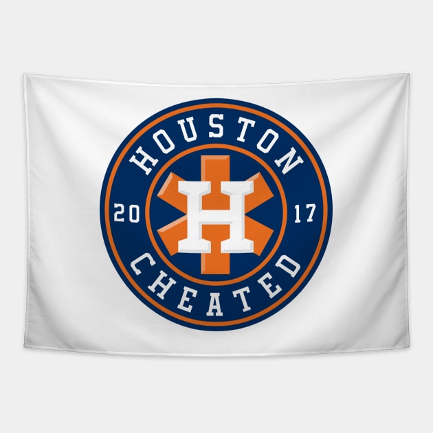 Houston Cheated Logo Tapestry by KFig21