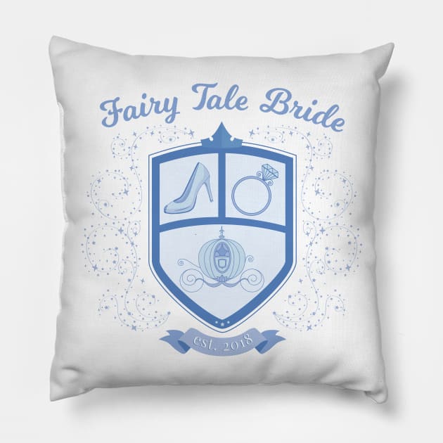 Fairy Tale Bride Crest - 2018 Pillow by fairytalelife