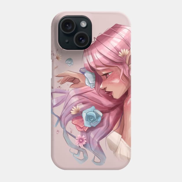 Goddess of Flower Phone Case by Valerchikko 