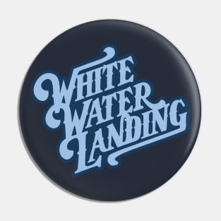 White Water Landing Log Flume Coaster Pin