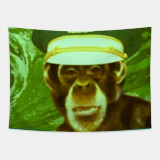 Monkey P and the Green Ape Tapestry