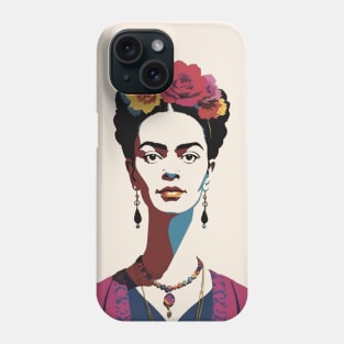 Frida's Everlasting Legacy: Illustrated Portrait Phone Case