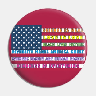 Love is Love - The America I Want Pin