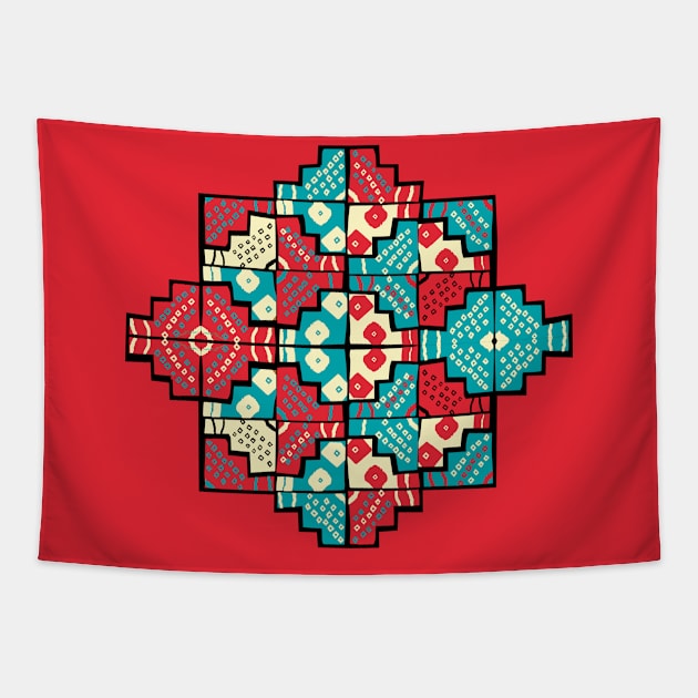 Wari II Pattern Tapestry by ElsaDesign