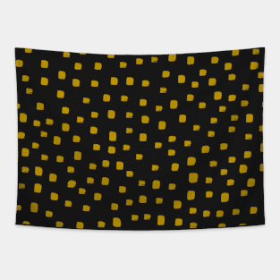 Mustard Yellow Spotty Polka dot Tapestry