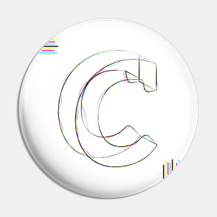 C - cmyk strokes Pin