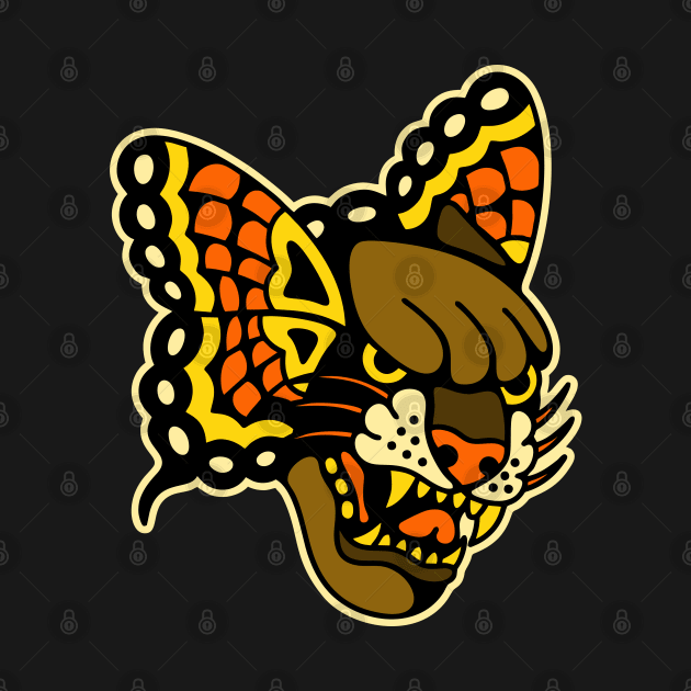 Panther butterfly by Bojes Art