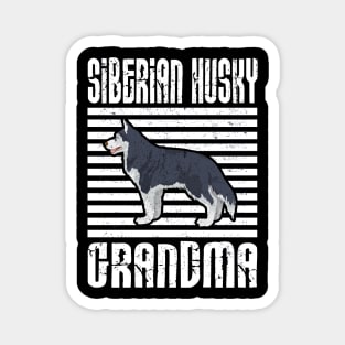 Siberian Husky Grandma Proud Dogs Magnet