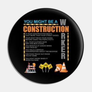 Construction Gift, Construction Crew, Construction Worker, You Might Be A, Construction Party, Construction Manager, Engineering, Brick Layer Pin