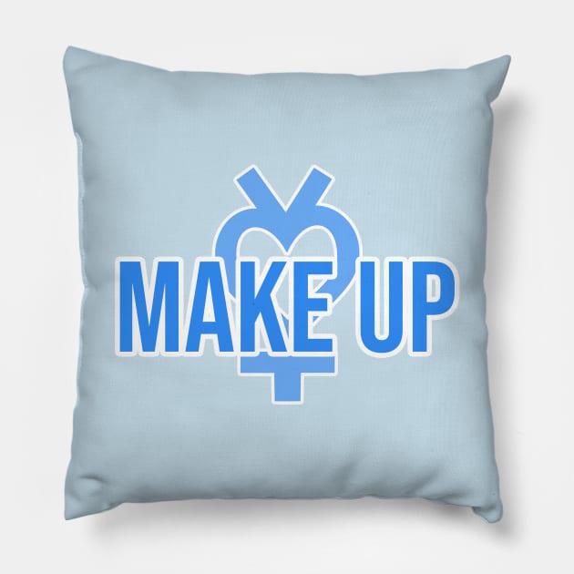 Sailor Mercury Make Up Pillow by nochi