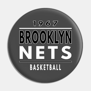 Brooklyn Nets Basketball Classic Pin