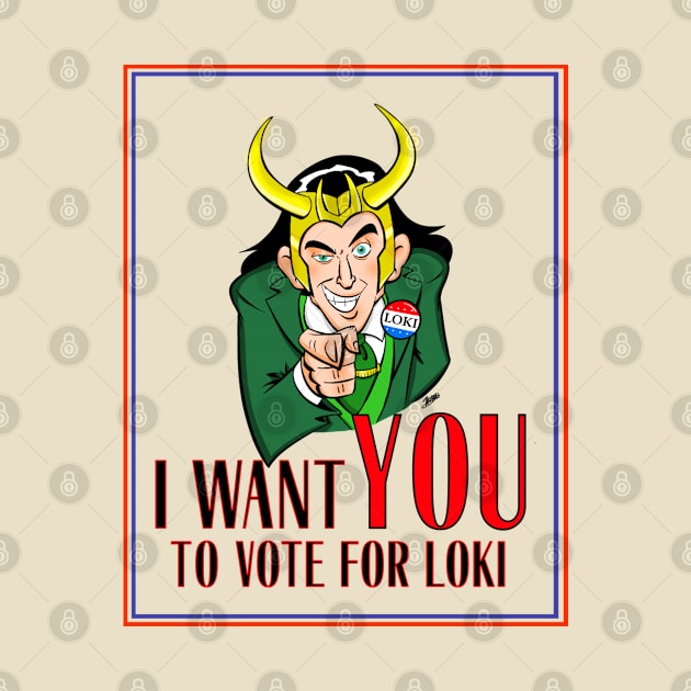 Vote for Loki by Doodle Dan