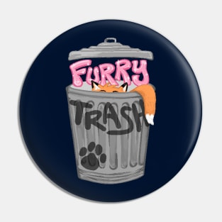 Furry Trash Pin