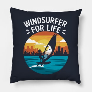 Windsurfer for life. Windsurfing Pillow