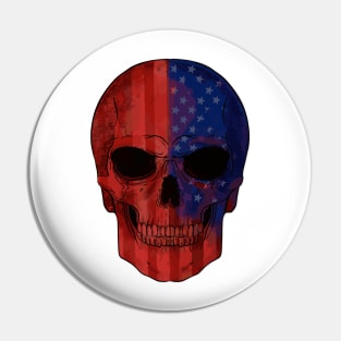 American skull Pin