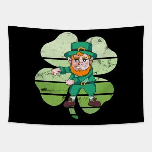 Flossing Leprechaun St. Patrick's Day Funny Floss Dance Tapestry