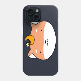 Star and Moon Shiba Face Phone Case