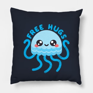 Jellyfish free hugs Pillow