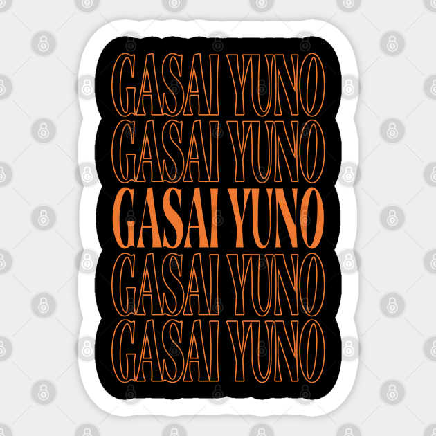 Retro Gifts Name Yuno Personalized Anime Styles - Gasai - Sticker | TeePublic Retro Gifts Name Yuno Personalized Anime Styles - Gasai - Sticker | TeePublic