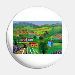 Santa Barbara Wine and Cheese Pin