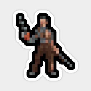 Ash low-res pixelart Magnet