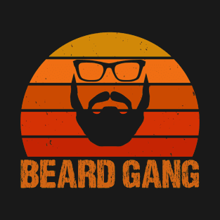 Beard Typography Beard Gang T-Shirt