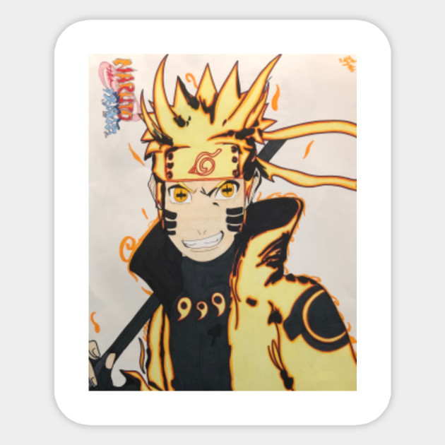 Naruto In Sage Mode Naruto Shippuden Sticker Teepublic