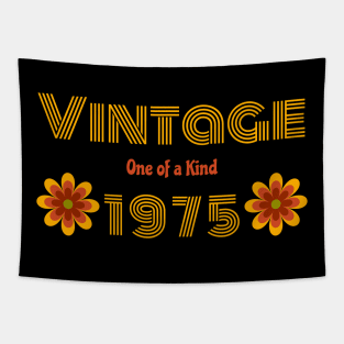 Vintage Birth Year 1975 Tapestry