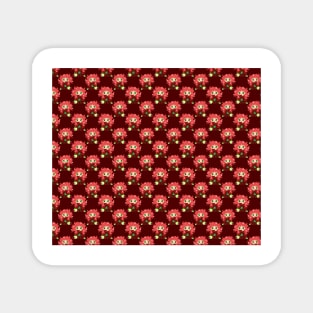 Apple Kokeshi Pattern Magnet
