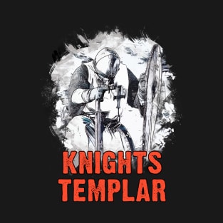 ✞ Knights Templar ✞ Crusaders Warriors ✞ Red White Black Edition T-Shirt