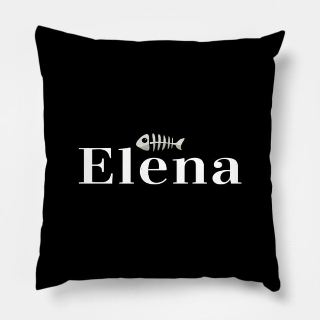 Elena Name Elena Meaning Shining Light Pillow by ProjectX23Red