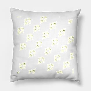 Cream canal flowers Pillow