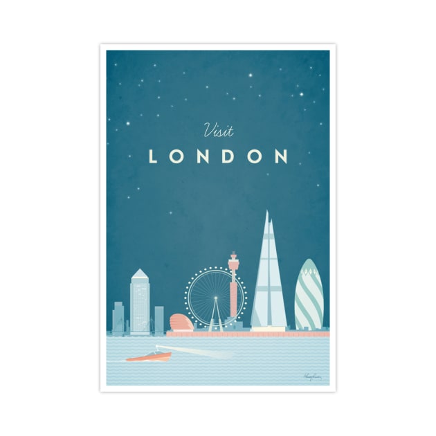 Visit London by Aquora Art