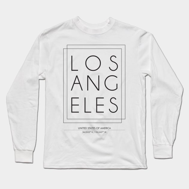 City of Los Angeles Multi Print Long Sleeve Shirt - dtla Attire