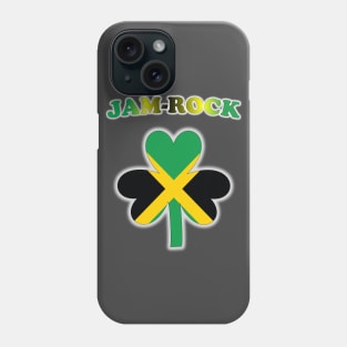 Jamrock - Cool Jamaican Shamrock Phone Case