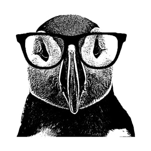 Puffin Bird Glasses || Newfoundland and Labrador || Gifts || Souvenirs || Clothing T-Shirt