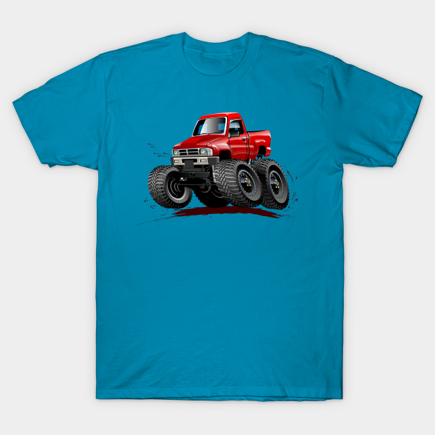 Cartoon monster truck - Cartoon Car - T-Shirt | TeePublic Cartoon monster truck - Cartoon Car - T-Shirt | TeePublic