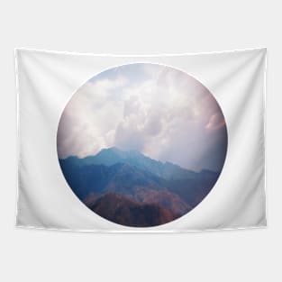 Mountain Peaks Twilight Tapestry