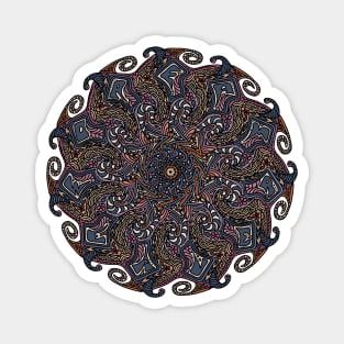 Dream Weaver Mandala Magnet