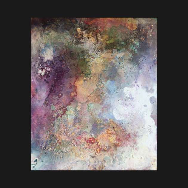 Abstract Watercolor Painting by NJORDUR