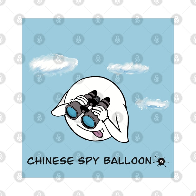 Chinese Spy Balloon Over Montana by SpookySkulls