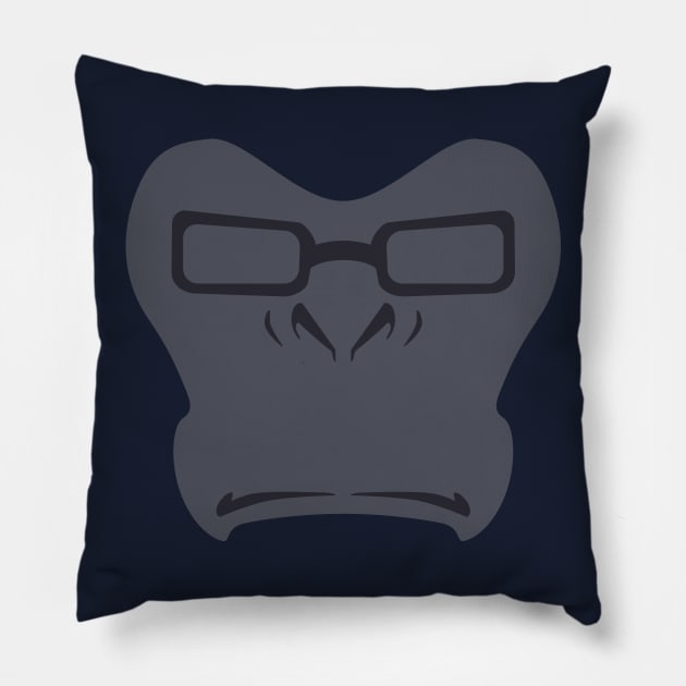 Guerilla Gorilla Pillow by RetroFreak