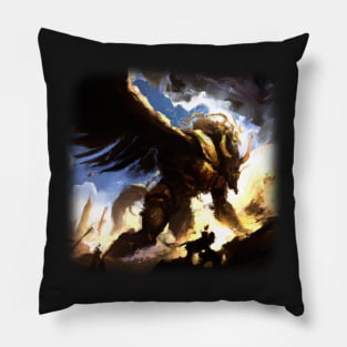 Greek god going to war Pillow