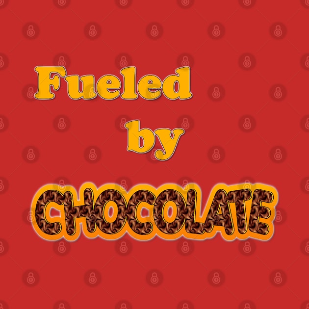 Fueled by Chocolate Candy Lovers Choco Addiction Retro by ExplOregon