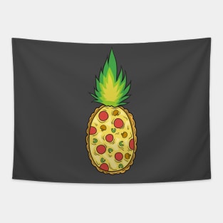 Pineapple Pizza Parody Tapestry