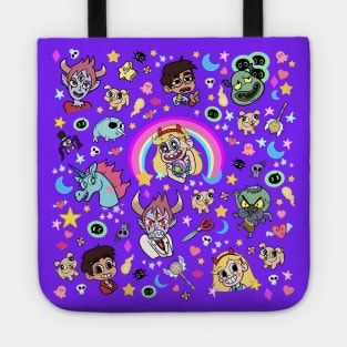 Star VS The Forces Of Evil Pattern Tote