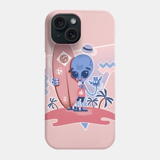 Serenity Alien Surfer Phone Case