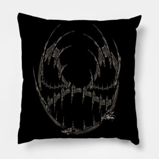 Cyborg Robot Skull Pillow